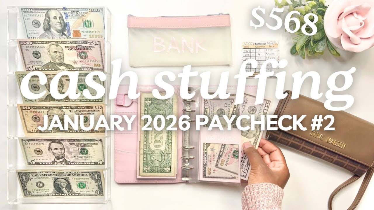 CASH ENVELOPE STUFFING | JANUARY 2026 PAYCHECK #2 | Budget With Me | MONETS MONEY