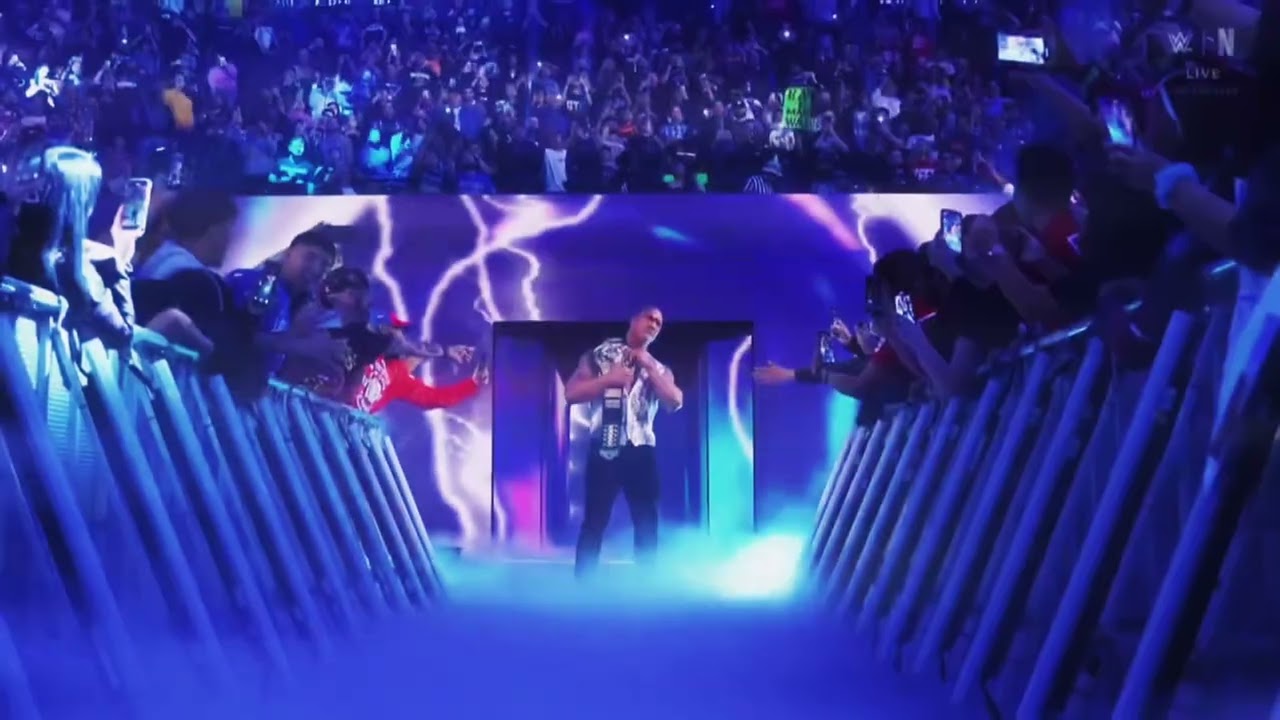 WWE: The Rock Theme Song (Electrifying + Is Cooking) Arena Effects 2025