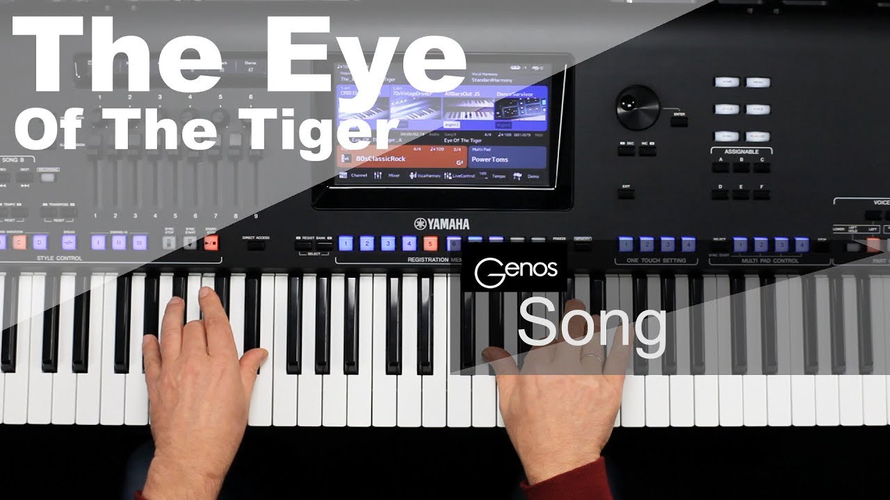 Глаз тигра, Yamaha Genos (Откройте для себя Genos)