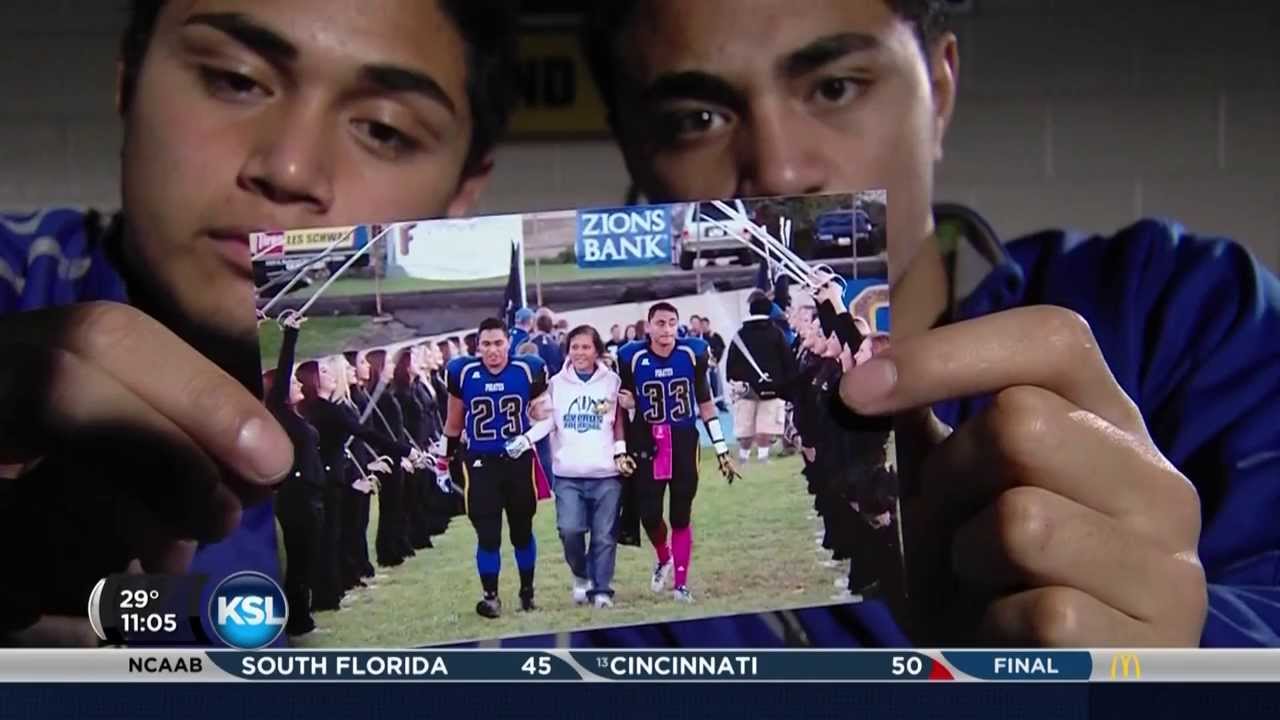 Brothers who lost mother to cancer receive support from opponent