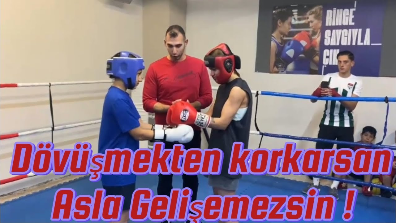Dövüşmekten korkarsan asla gelişemezsin ! (Sparing maç) Beyzanur sarul #boks #boksdersi #sparing 