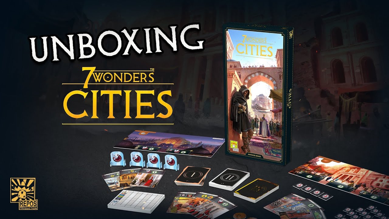 SPIEL DIGITAL 2020 |&nbsp;Unboxing of 7 Wonders Cities expansion