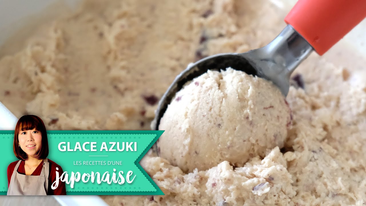 Recette Glace aux haricots rouges | Les Recettes d'une Japonaise | Azuki Anko dessert gateau