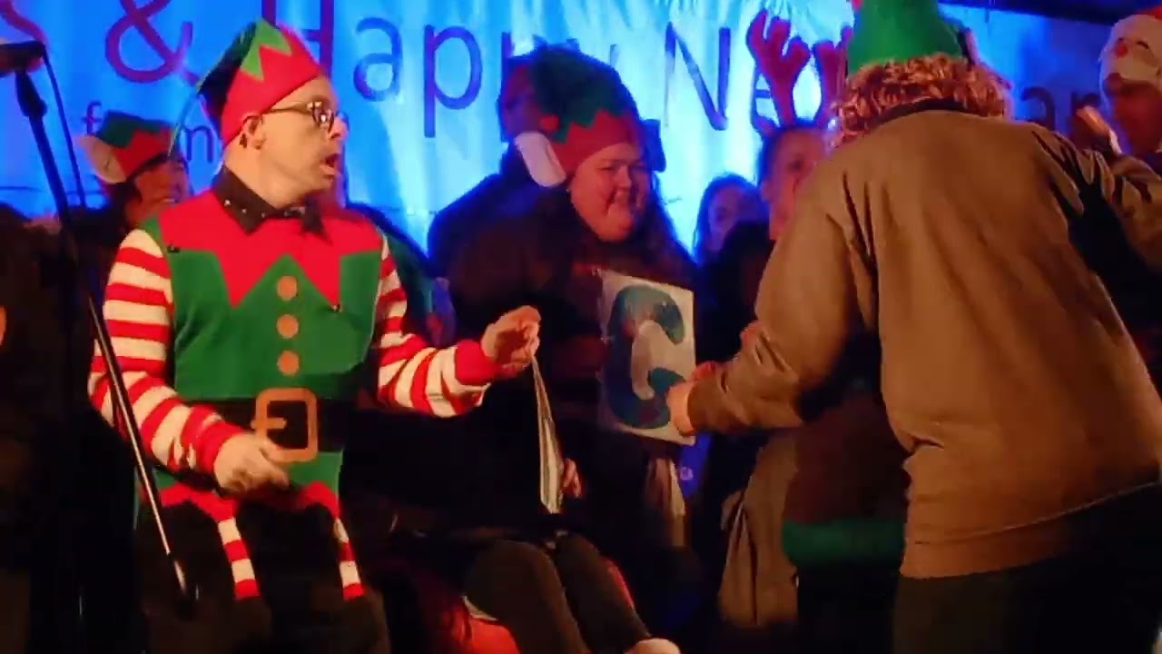 Christmas celebrations In Launceston, Cornwall UK. 28th Nov 2025 17:00