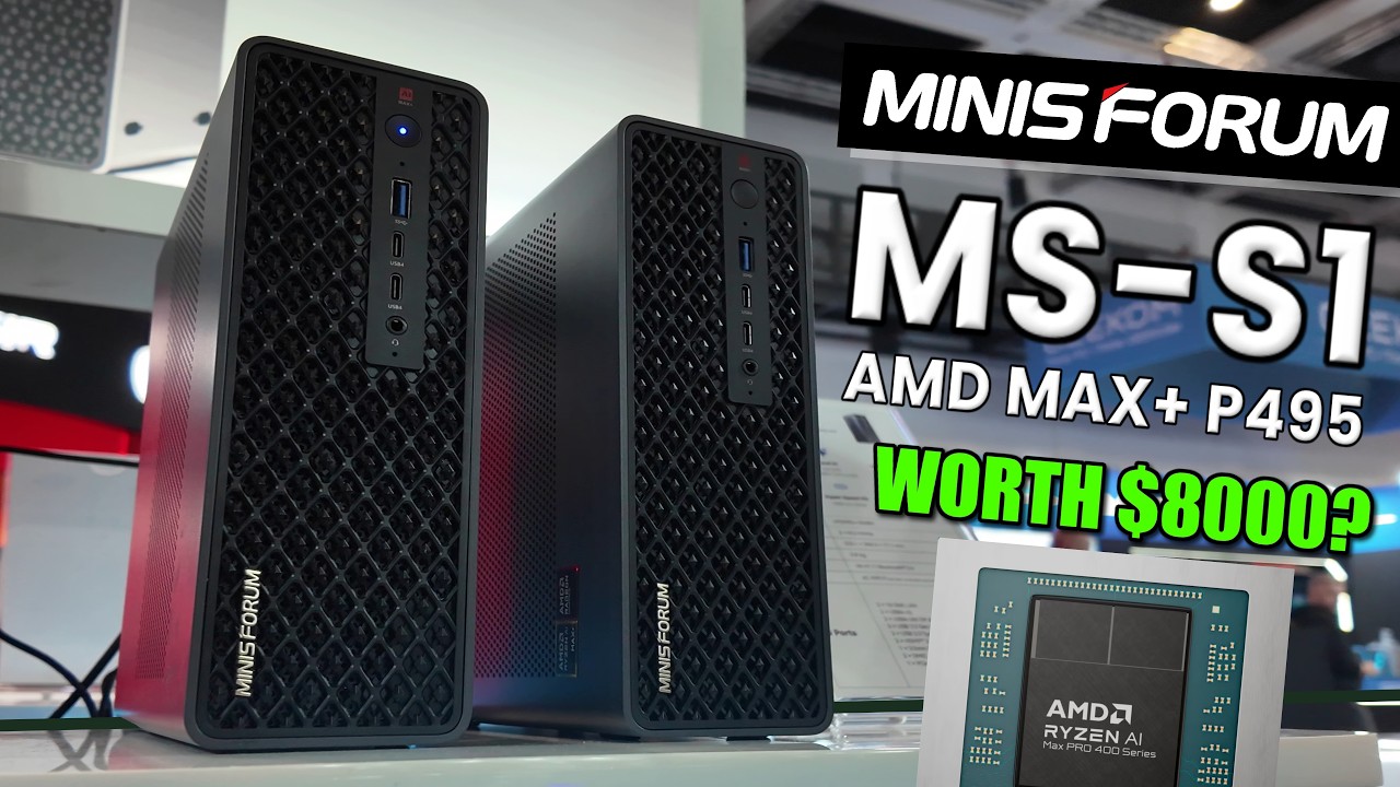 Minisforum MS-S1 P495 Workstation Revealed