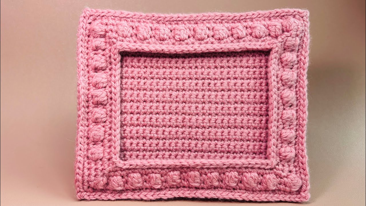 Crochet 4R Photo Frame