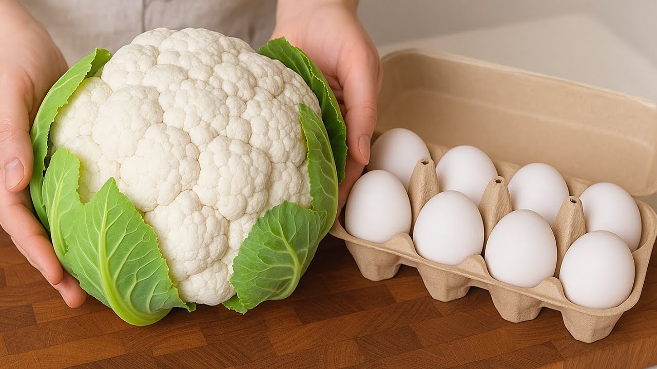 Blumenkohl mit Eiern schmeckt besser als Fleisch! Sehr lecker, einfach und schnell!