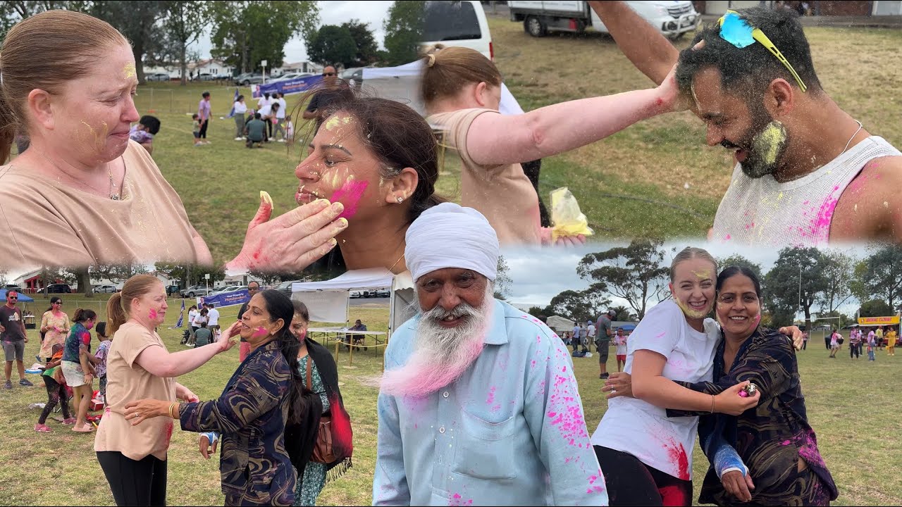 HAPPY HOLI FAMILY 2025 - Abbey's Mums First Holi Experience 🎉🎊