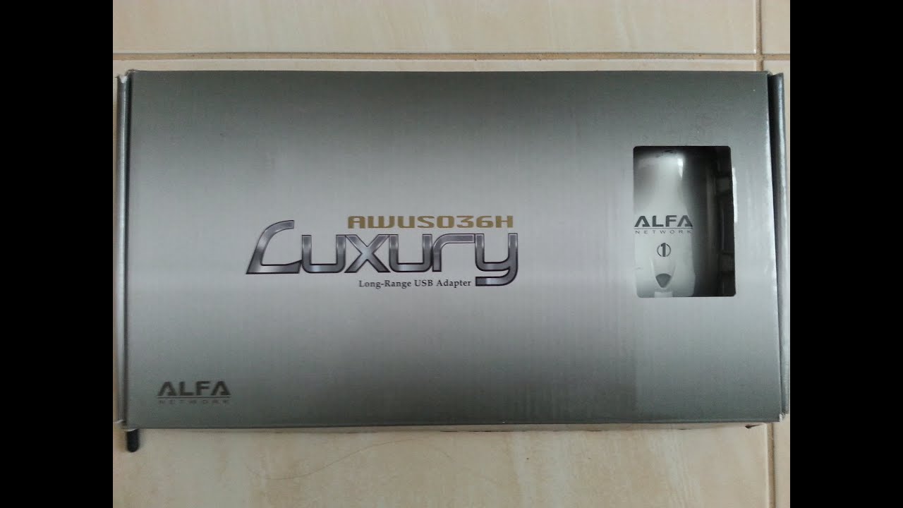 Unboxing Luxury ALFA AWUS036H Long-Range USB Adapter