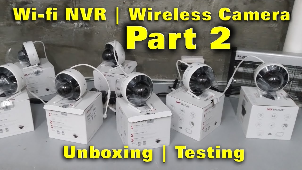 HIKVISION WIFI NVR & WIRELESS CAMERA SETUP - PART 2