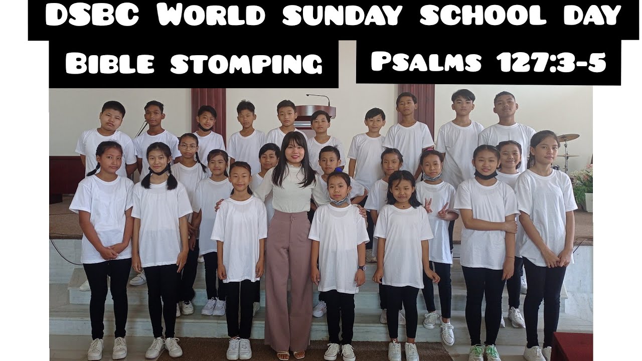 BIBLE STOMPING | PSALMS (LESHELE) 127:3-5 | DSBC WORLD SUNDAY SCHOOL DAY | Anie awomi choreography |