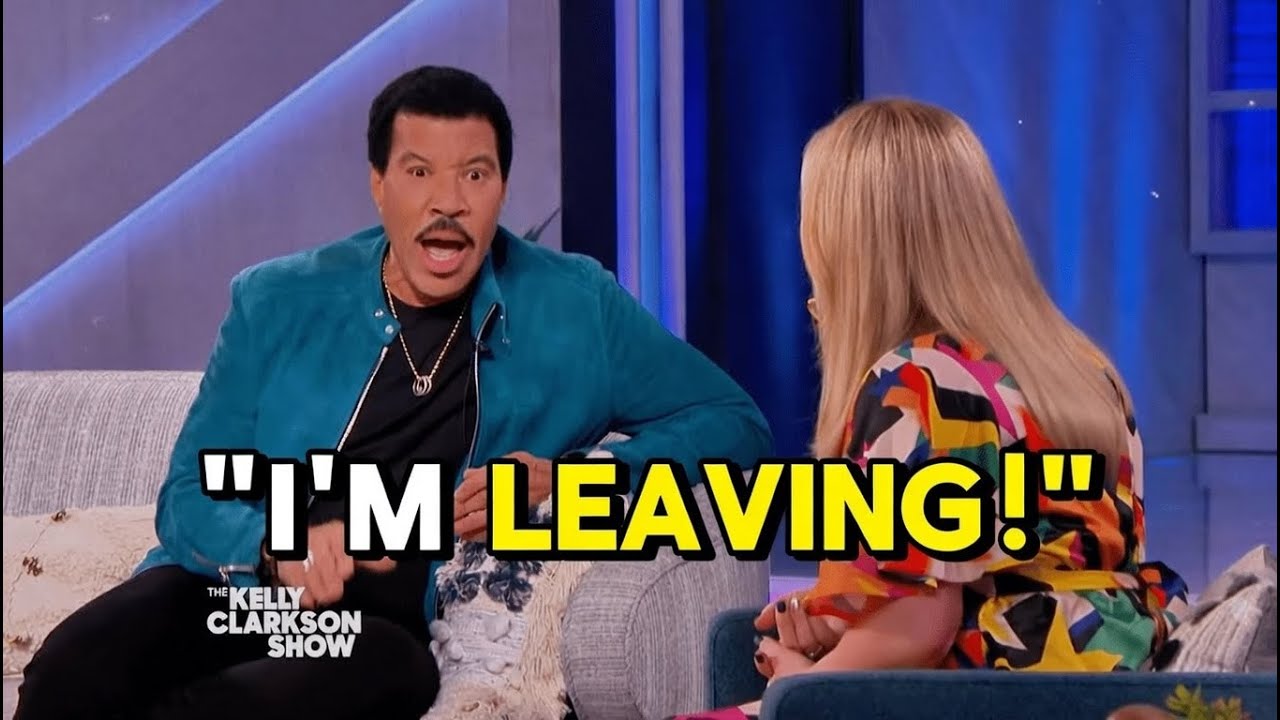 Lionel Richie Walks Off Kelly Clarkson's Show After Heated Clash