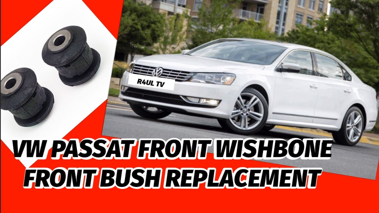 Замена передней втулки переднего поперечного рычага VW Passat