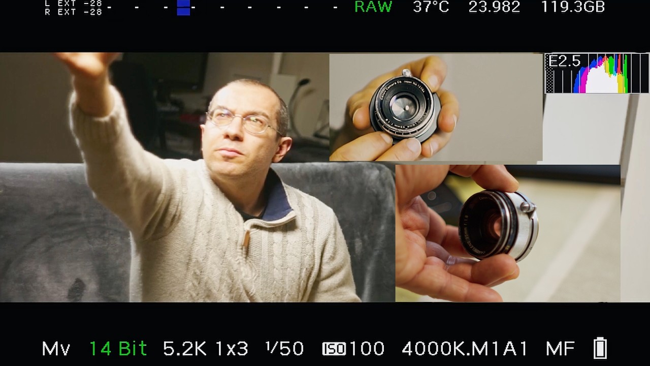 35mm is too tight for inside film-making on Canon EosM & Magic Lantern 5,2K 14Bits raw