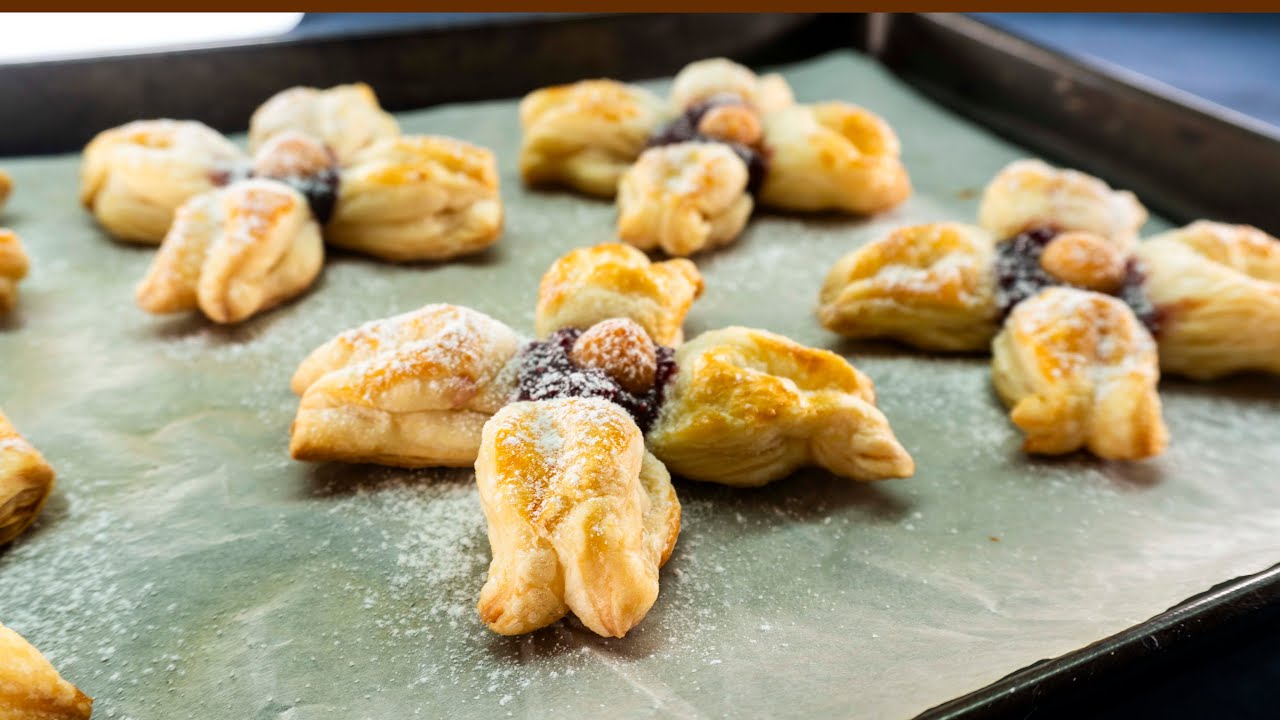 I found the easiest way to make a puff pastry appetizer