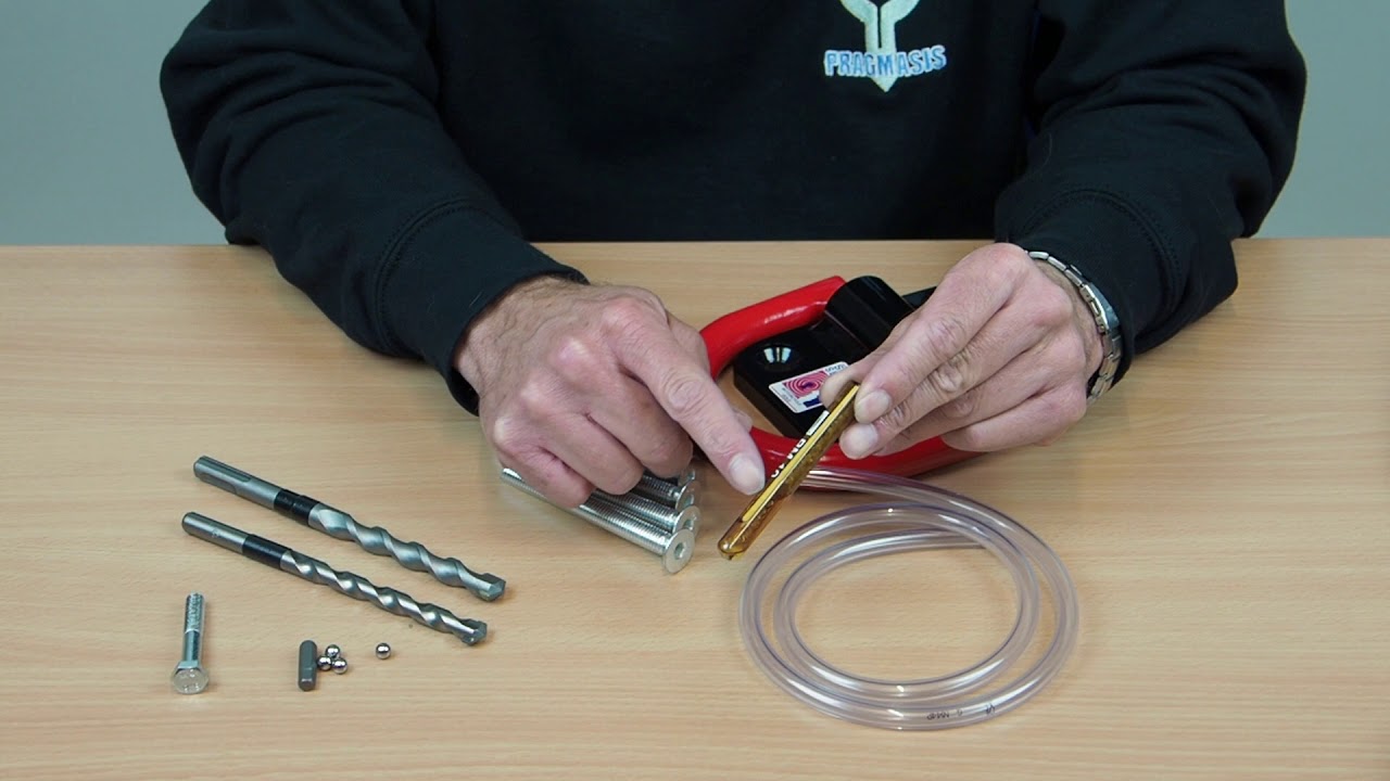Ground Anchor Fitting Kit for Good Quality Concrete (Resin Capsules)