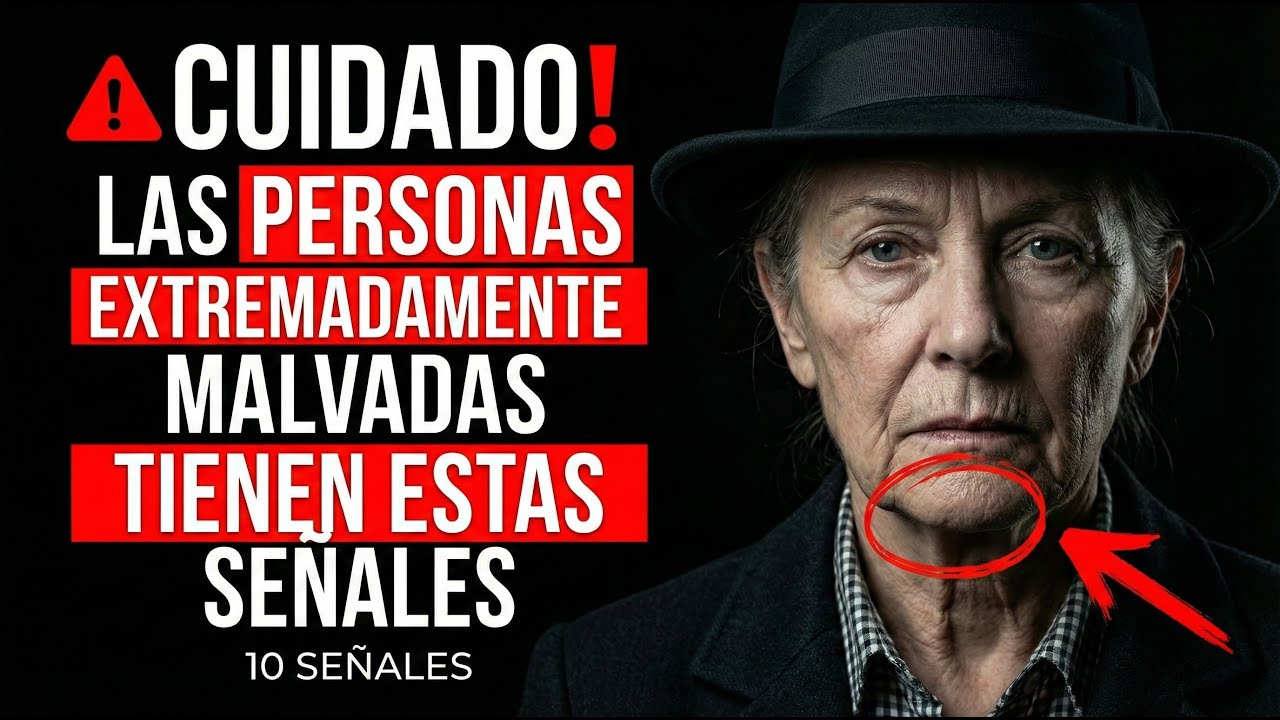 ⚠️ CUIDADO! 10 SEÑALES CLARAS DE UNA PERSONA EXTREMADAMENTE MALVADA | LA PSICOLOGÍA LO REVELA