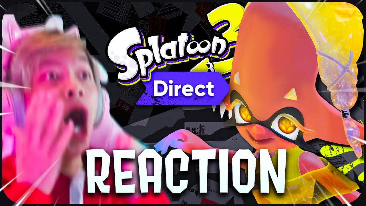 СТРИМЕР УНИЧТОЖИЛ МИКРОФОН из-за Splatoon 3 Direct! РЕАКЦИЯ