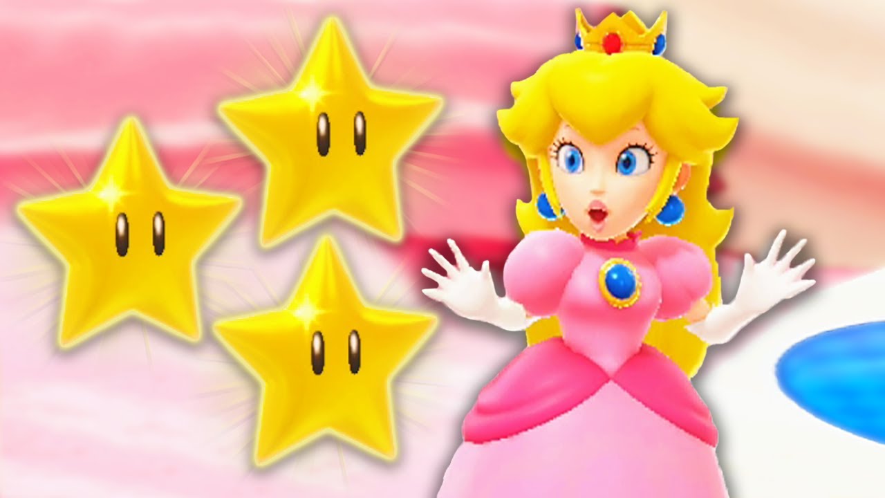 Hidden Stars in Peach's Birthday Cake (Mario Party Superstars)