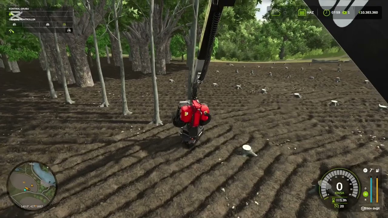 FS25 ormancılık faaliyeti - ağa&ccedil; kesiyoruz
