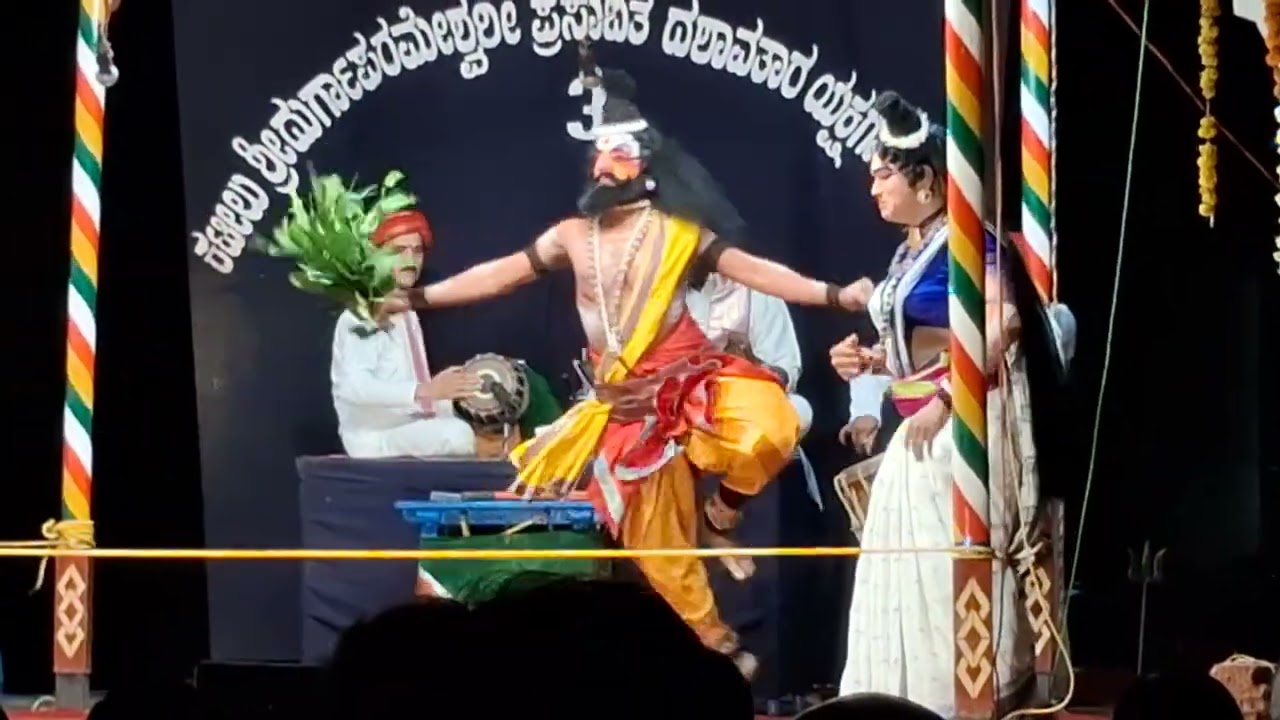 Jamadagni/Renuka. Artists :Mohan Ammunje/Yathish karkala.#yakshagana #kateelmela #Sudarshana 