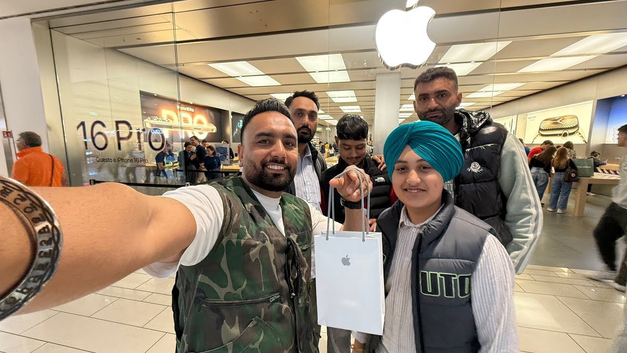 NEW I PHONEਲਿਆਦਾਂ😍SHOPPING VLOG😃ITALY VLOG PUNJABI🇮🇹DAILY VLOG