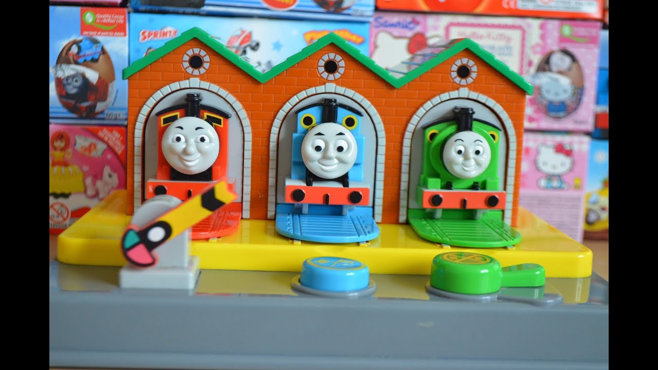 Thomas And Friends Fun Push Toy Thomas The Tank James Percy Kinder Surprise Fun