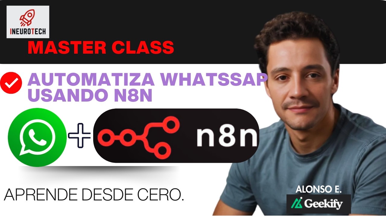 Automatiza con n8n  + WhatsApp + ChatGPT: Crea un asistente de IA que vende por ti 24/7