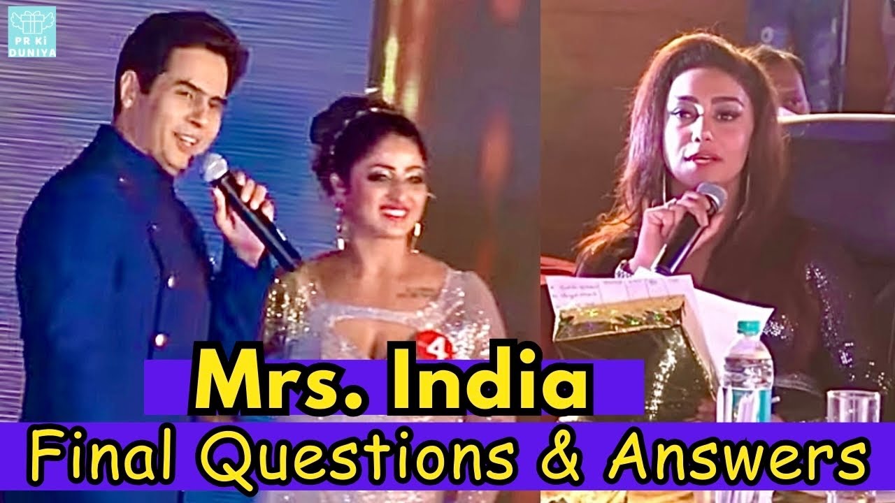 Mrs. India | Final Questions and Answers (Complete Playlist in description box)