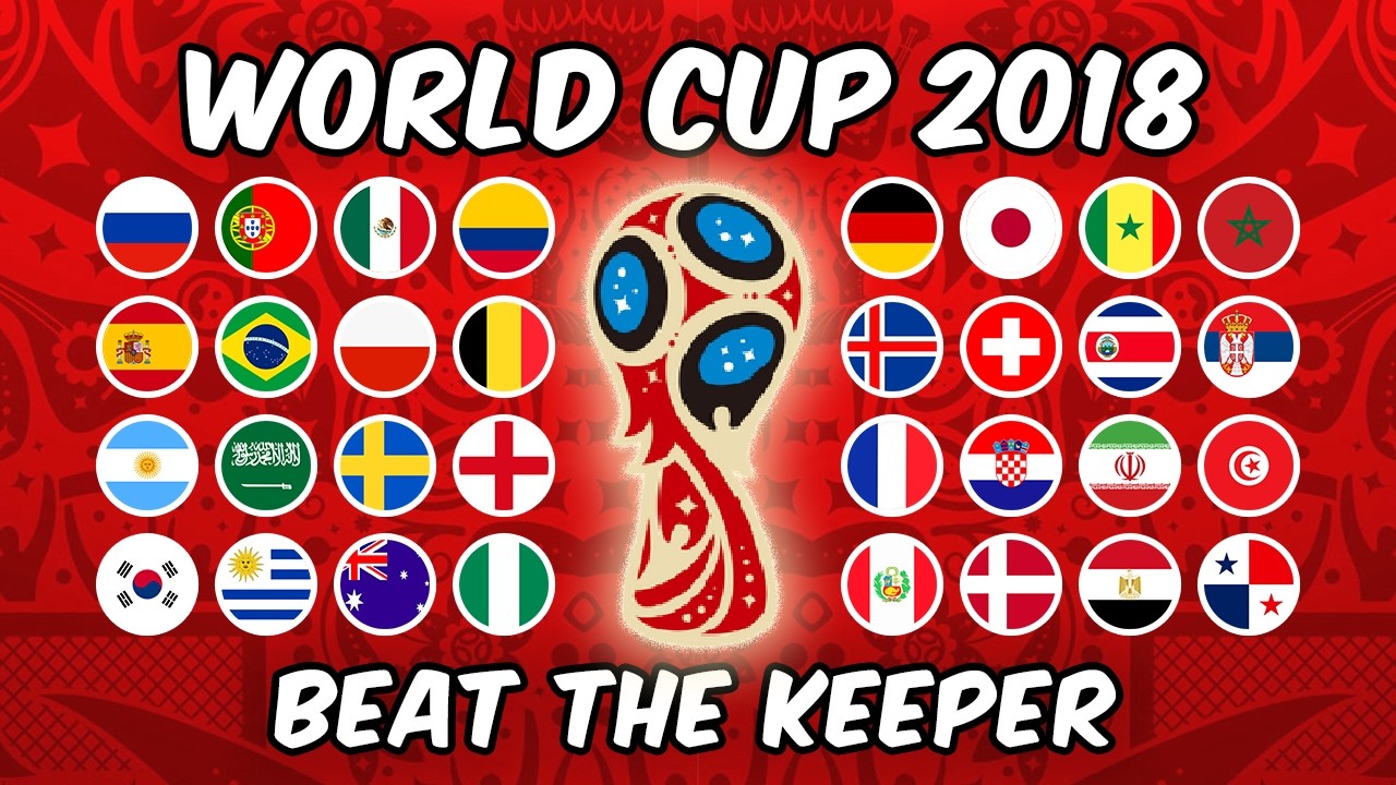Beat The Keeper - World Cup 2018 - Algodoo Marble Race
