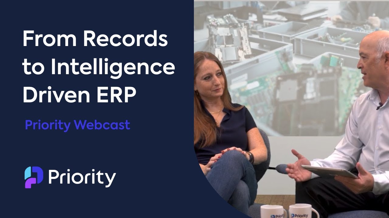 From a system of records to aiERP: The evolution of Priority ERP
