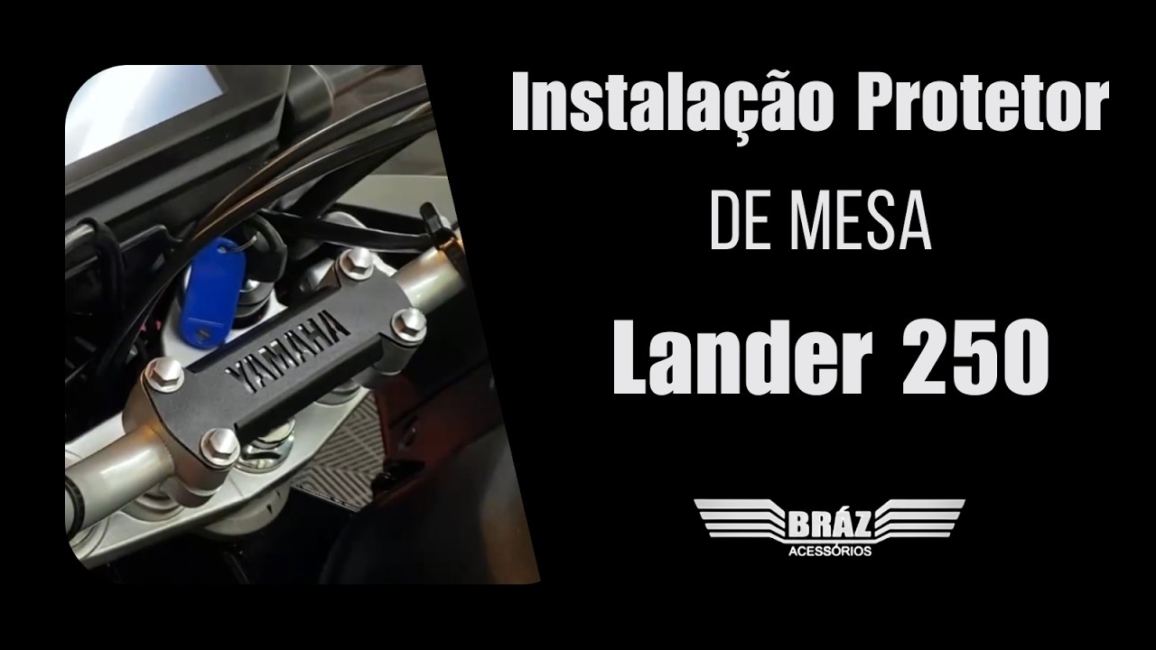 Personalize sua Lander 250 com Protetor de Mesa do Guidão