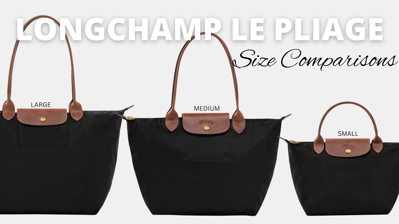 LONGCHAMP LE PLIAGE ORIGINAL TOTE SIZE COMPARISON | Small, Medium & Large