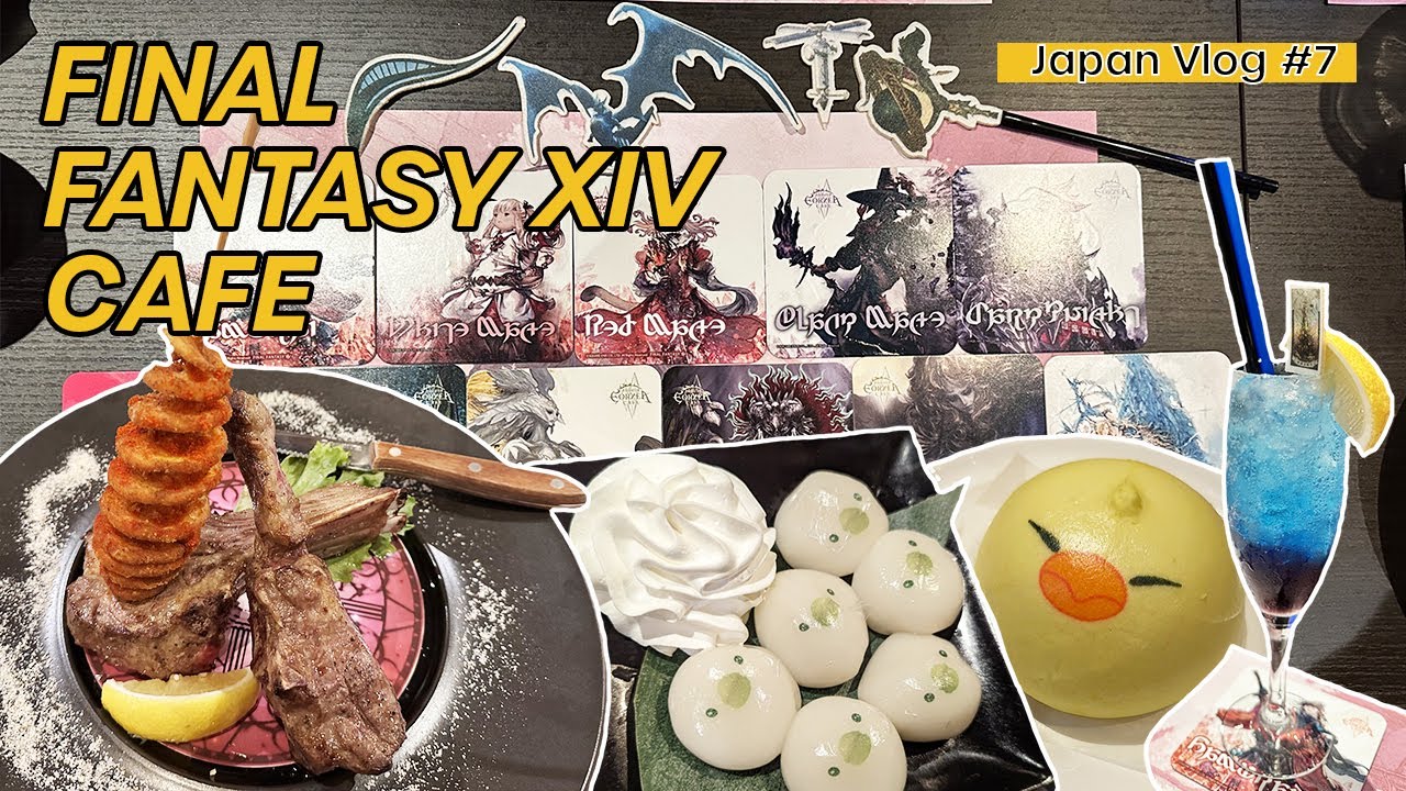Tokyo's BEST Themed Character Cafe! Final Fantasy XIV Eorzea Cafe ☕