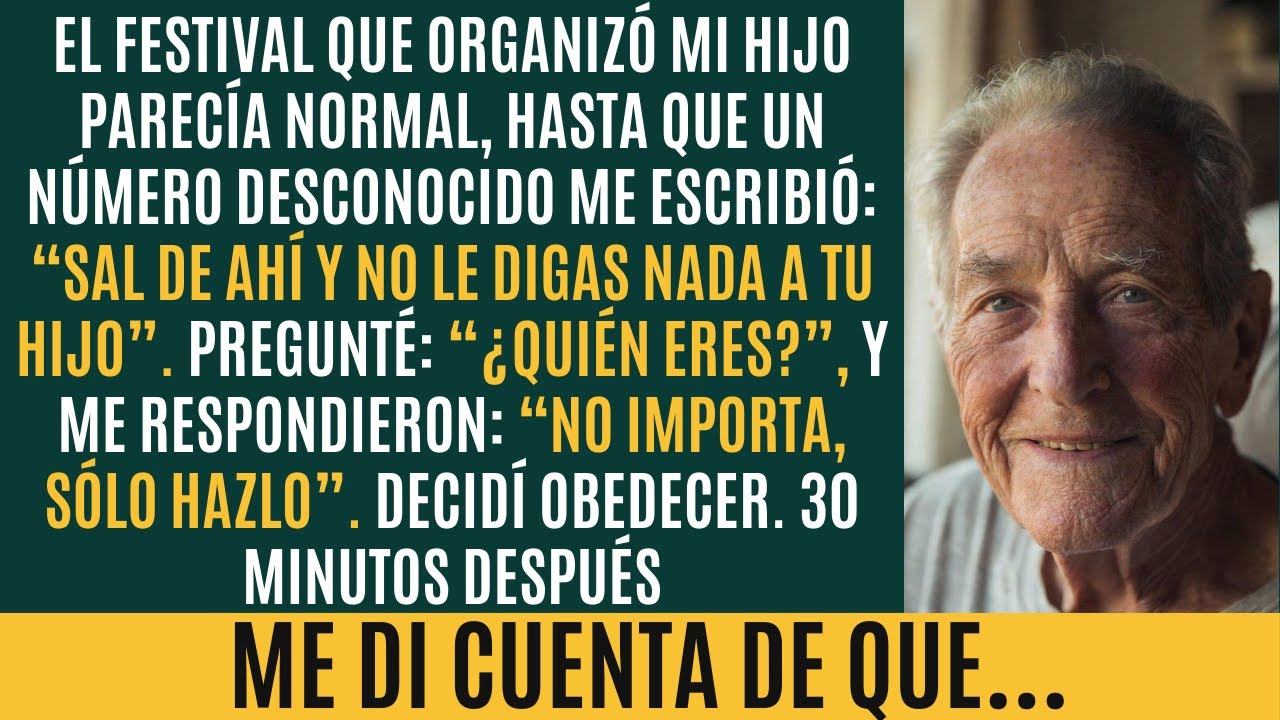 En El Festival, Un Número Desconocido Dijo: “Vete Y No Avises A Tu Hijo”. 30 Minutos Después…