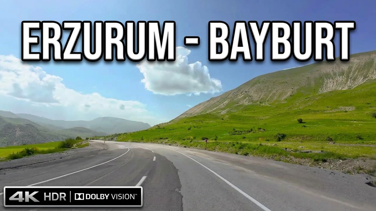 ERZURUM - KOP DAĞI  ⛰️ÜZERİNDEN BAYBURT YOLU . DOLBY VISION. 4K HDR