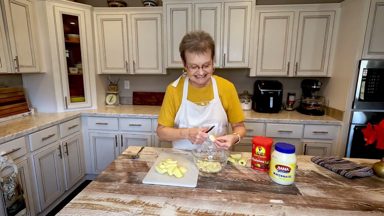 Apple Salad | Southern recipes | What to make with a bag of apples | Southern dessert
