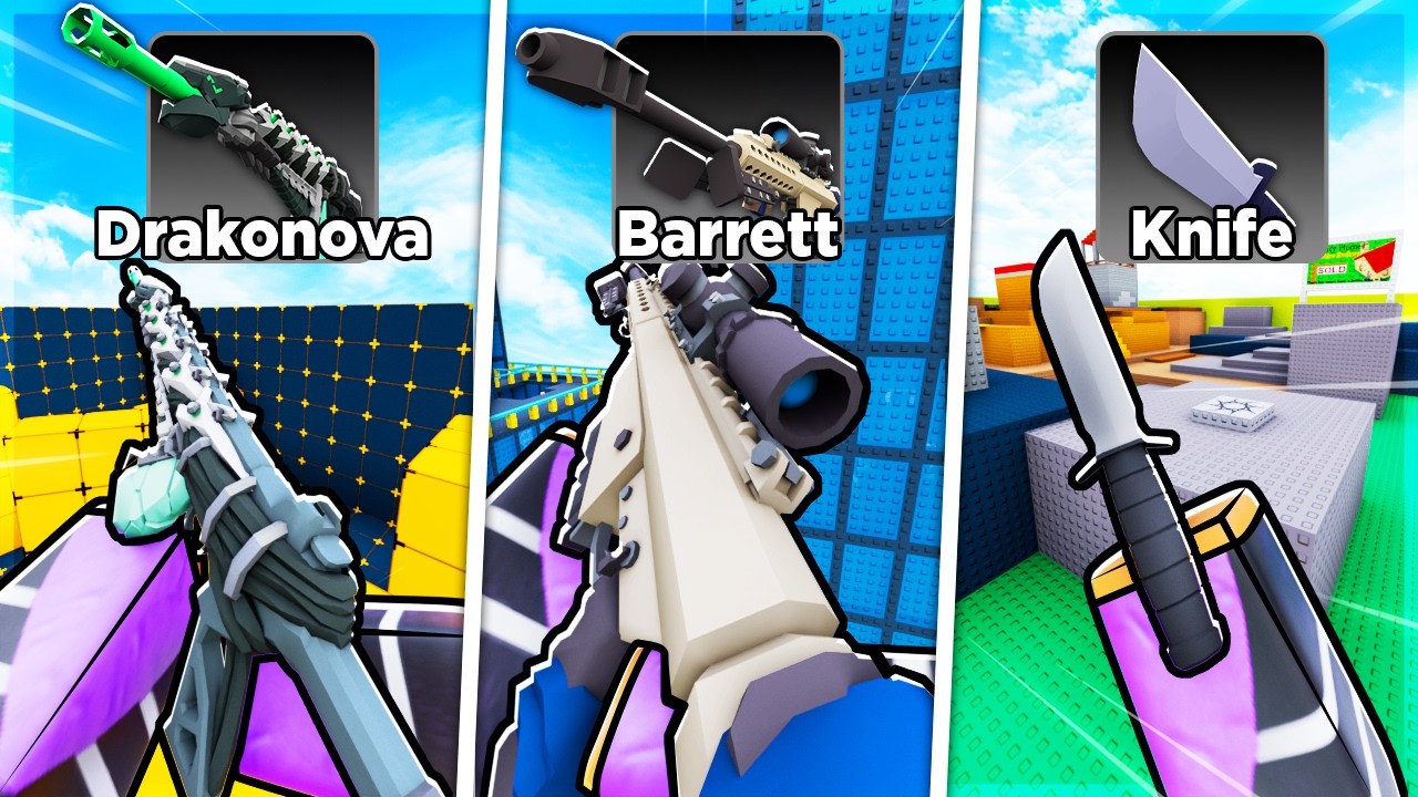 Побеждайте с любым оружием в Roblox Hypershot.