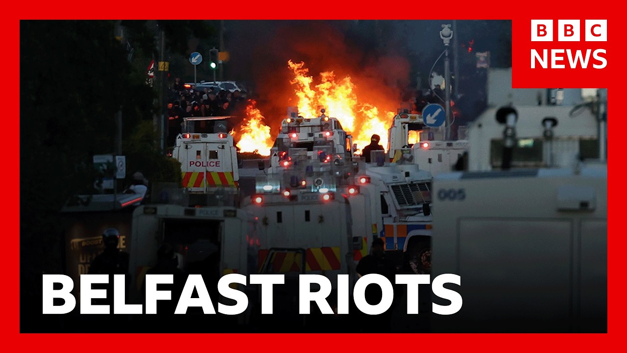 Police vow 'robust' response to Northern Ireland riots | BBC News