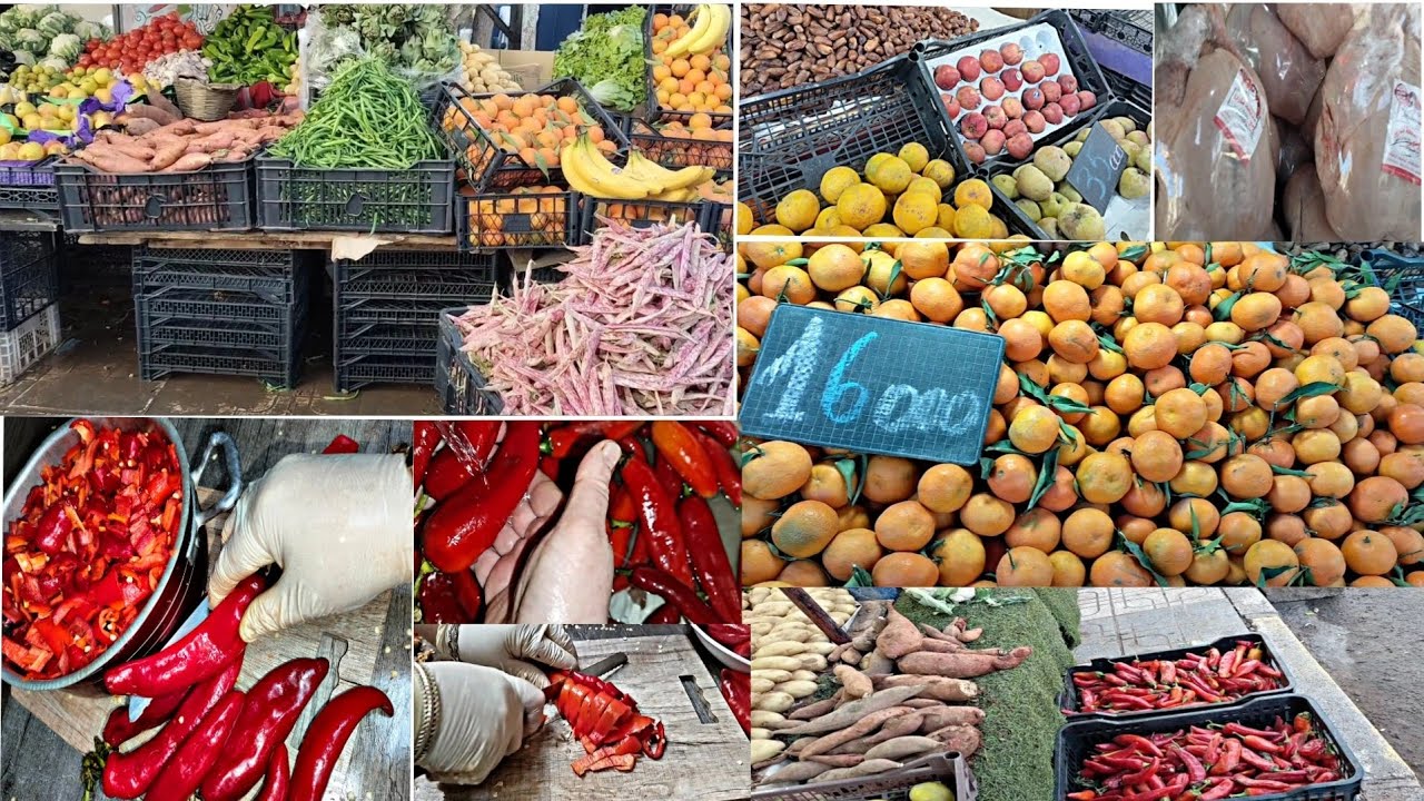 بديت نحضر في هريسة الفلفل الأحمر الحار 🌶️ خزنة كل سنة وقضيت قضيان الشهر 🍗🥖🥔🧄🥦