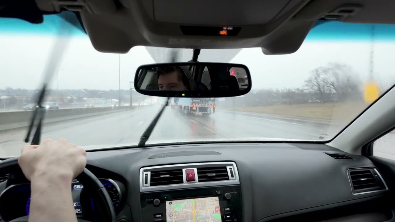 Driving in Omaha in the Rain 