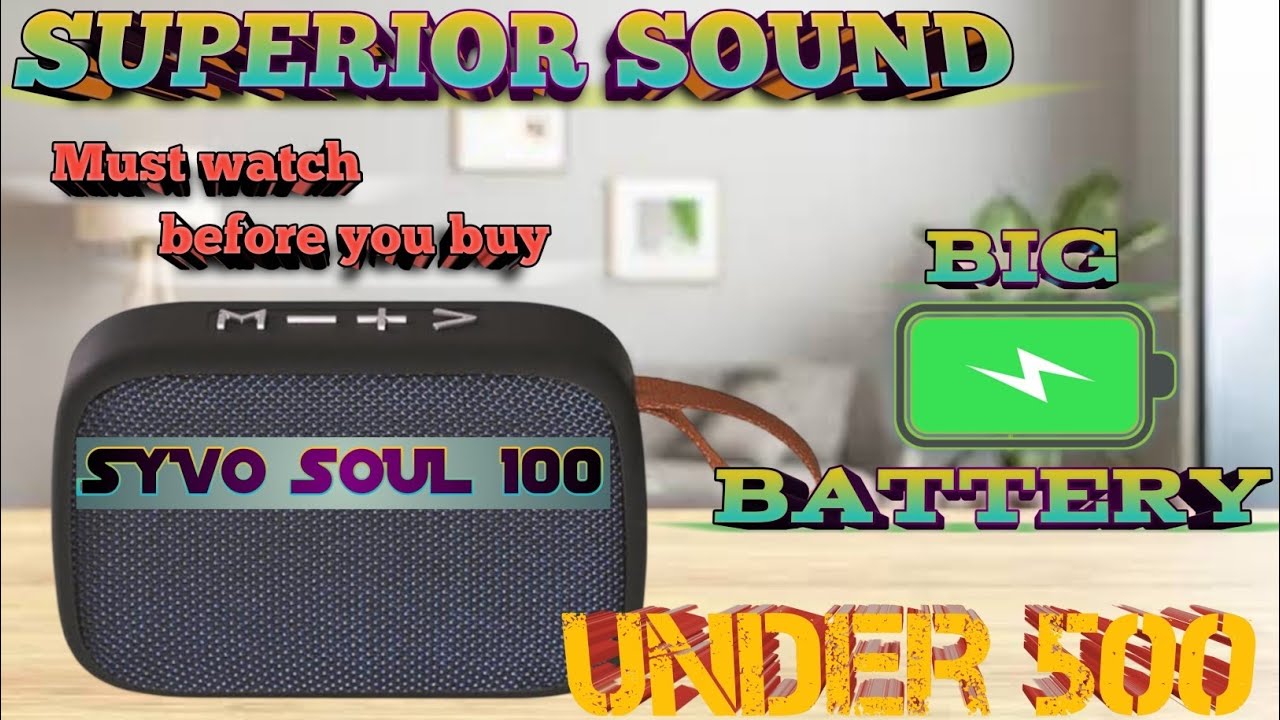 syvo soul 100 blutooth speaker ✨ best bluetooth speaker under 500 #abtechify