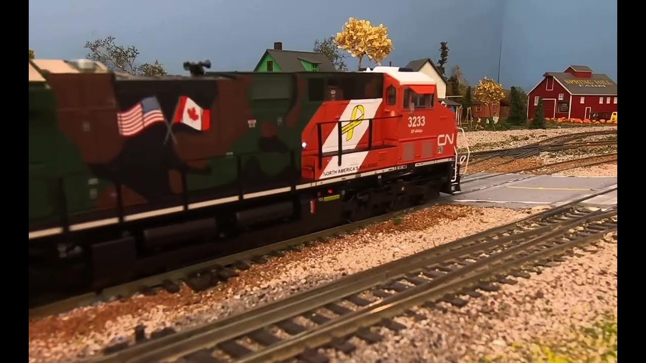 Canadian national veterans unit HO scale model $200 from a friend