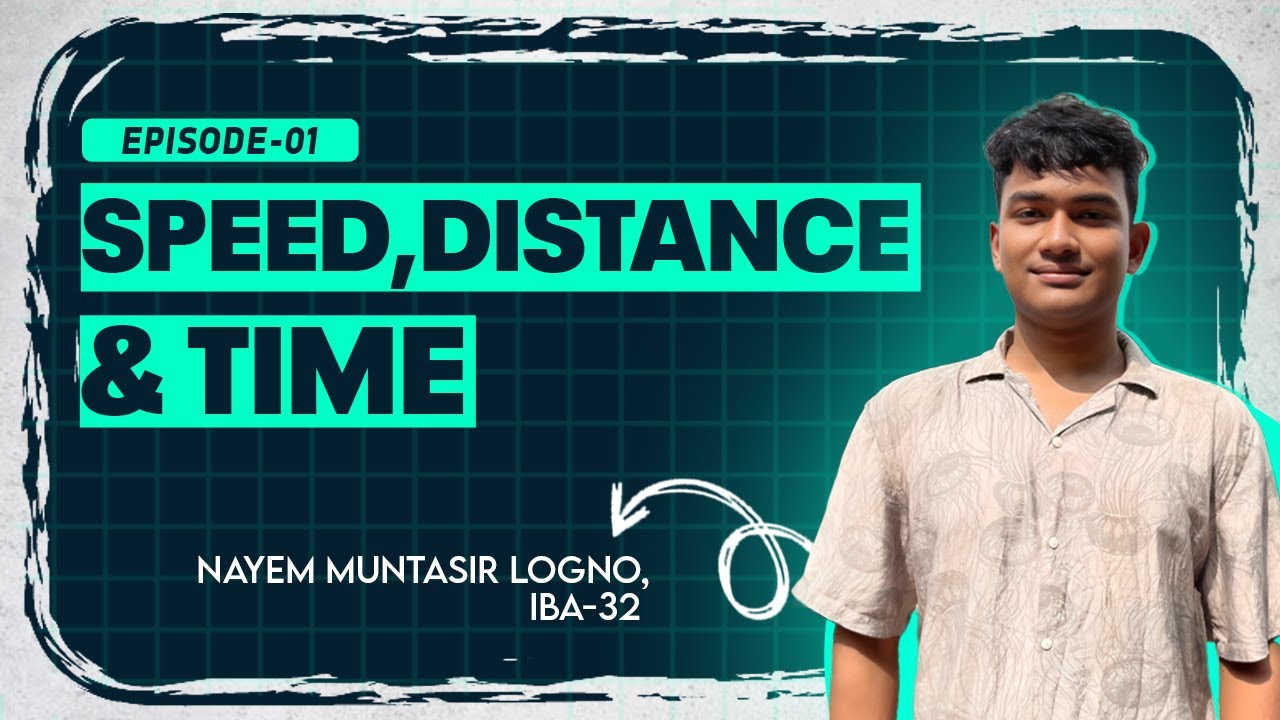 Speed, Distance & Time | IBA BUP FBS Admission | Logno