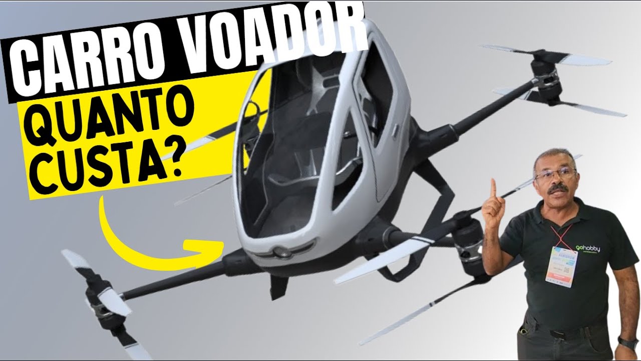 Entrevista sobre o carro voador da GoHobby, com Cmt. Jeovan Alencar #evtol