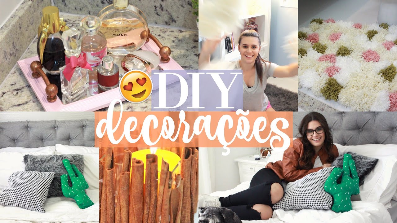 DIY: Decorações BARATAS e Criativas!! | Lorrine Mondin