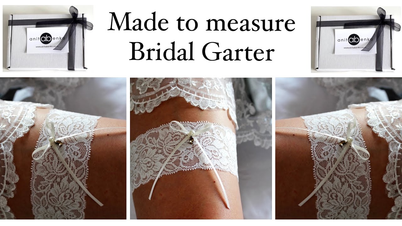 Making bridal garter, Made to measure Wedding garter, Packing online shop order, Anita Benko Bridal