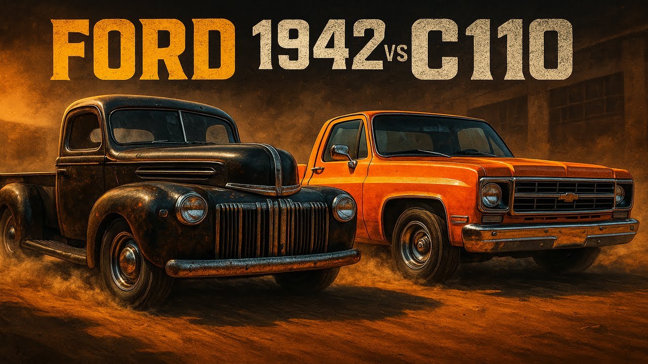FANÁTICOS POR METAL: O Duelo Épico da Ford 1942 vs C10 1975!