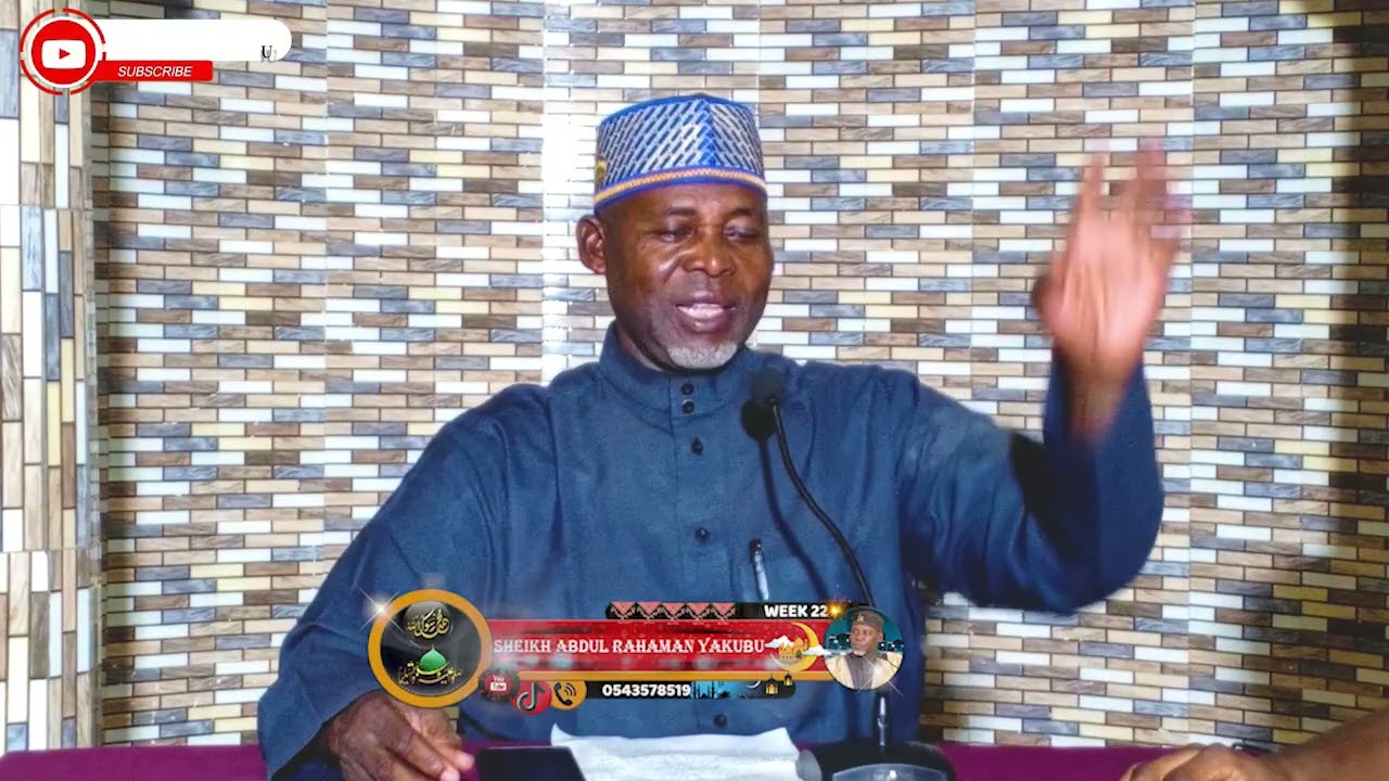 SHERKH ABDUL RAHAMAN YAKUBU FRIDAY TAFSIR DAY 22