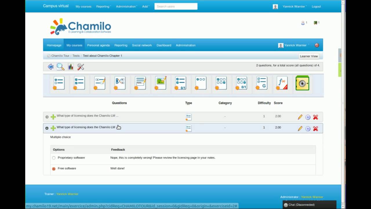 Chamilo 1.9 Tutorial - Vol 4 - Creating content
